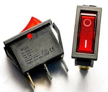 Prepínač s LED KCD3 15A